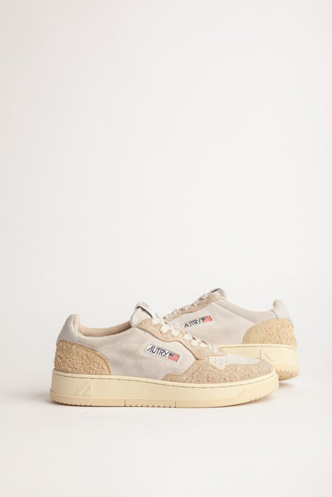 Autry Sneaker Damen Ecru Autry Sneaker Medalist 01 Low Womenen