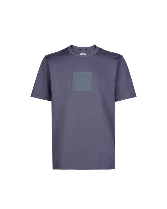 C.P. Company T-Shirt Metropolis Mercerized Cotton in Ombre Blue